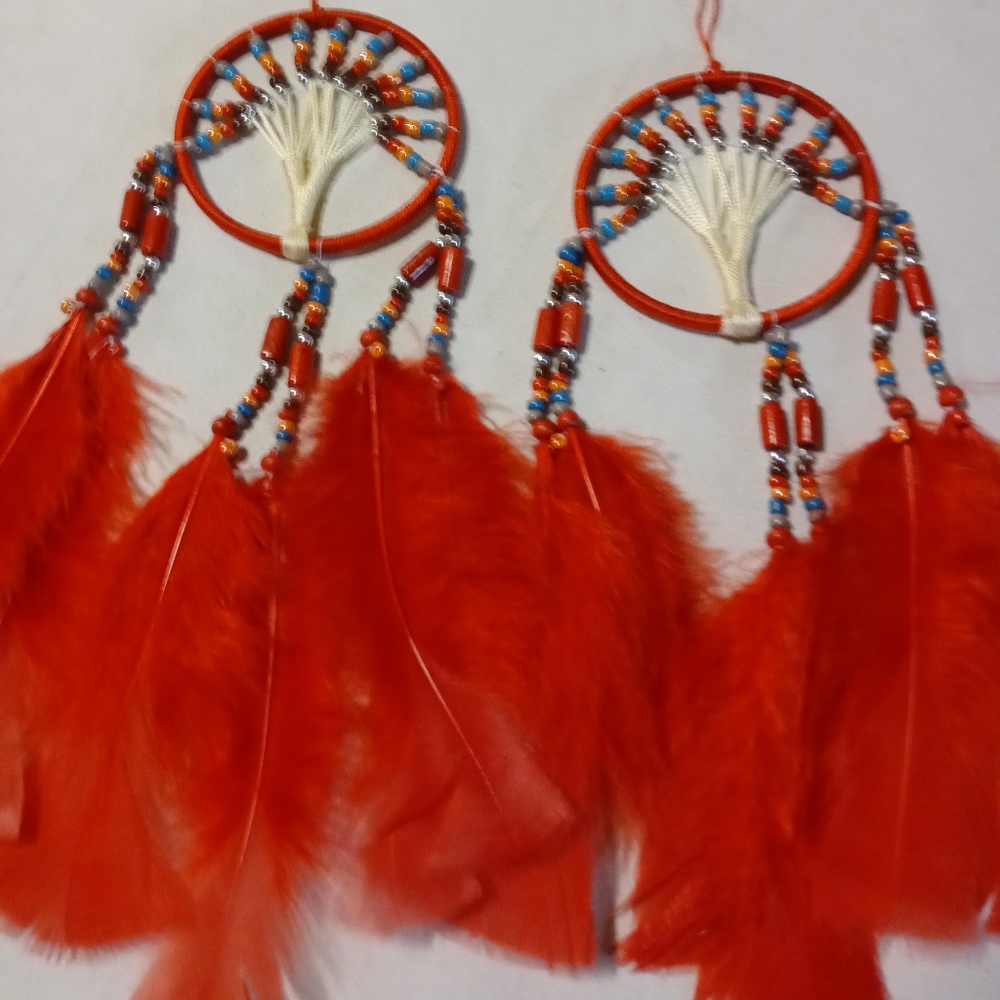 2 Artisanal Handmade Dreamcatchers
